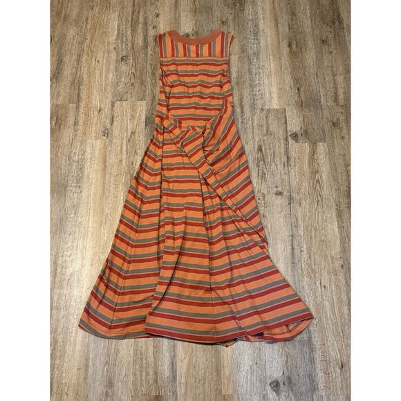 Free People Beach Womens Striped Dress Size Medium - Picture 2 of 10